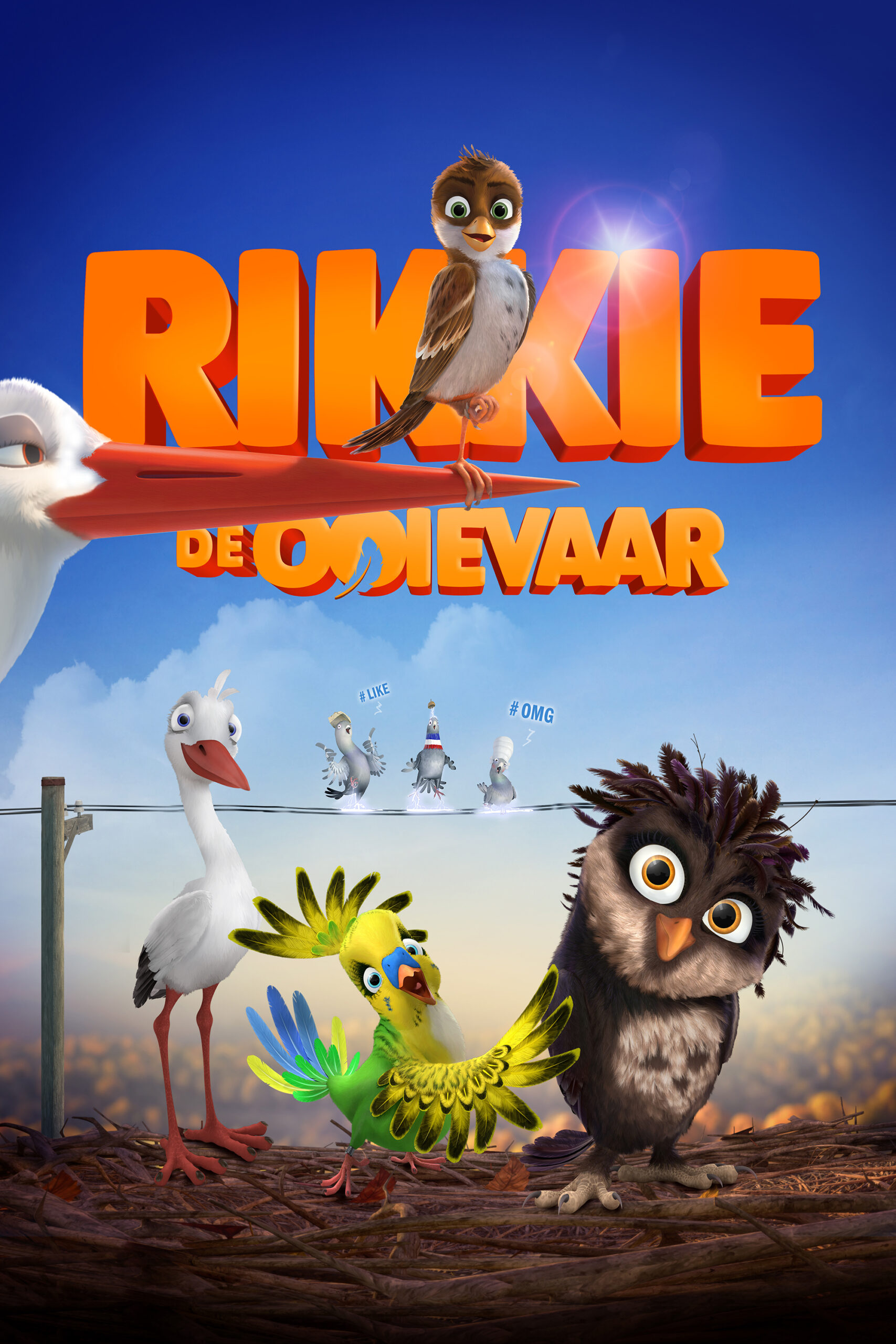 Filmposter Rikkie de Ooievaar