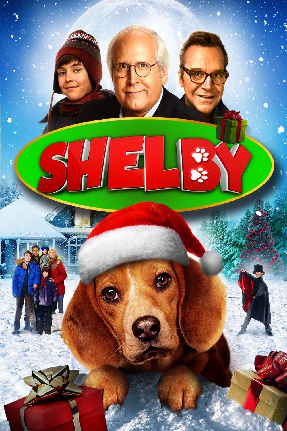Shelby gered met kerst