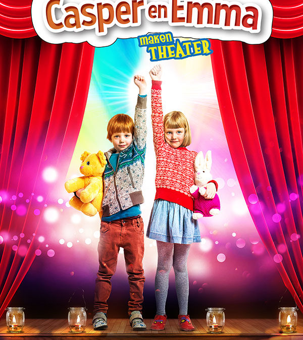 Casper en Emma maken theater