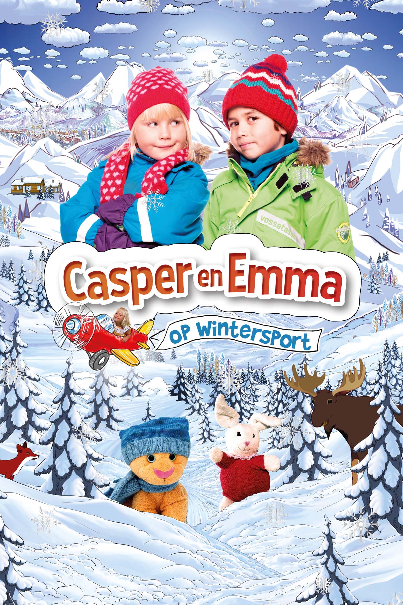 Casper en Emma op wintersport