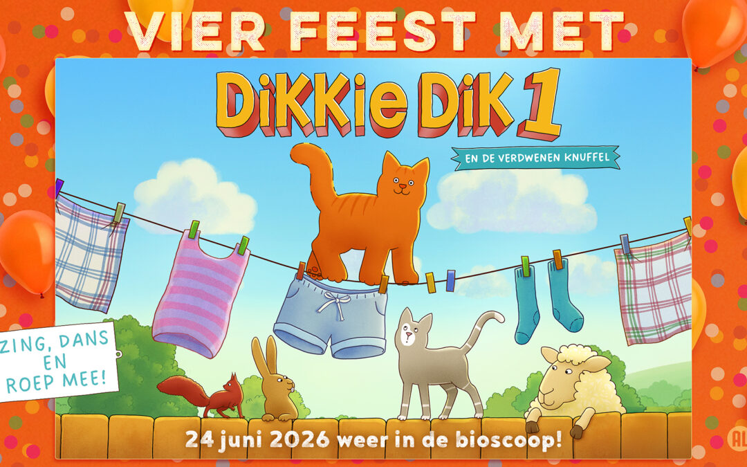 Vier feest met Dikkie Dik en de verdwenen knuffel in de bioscoop