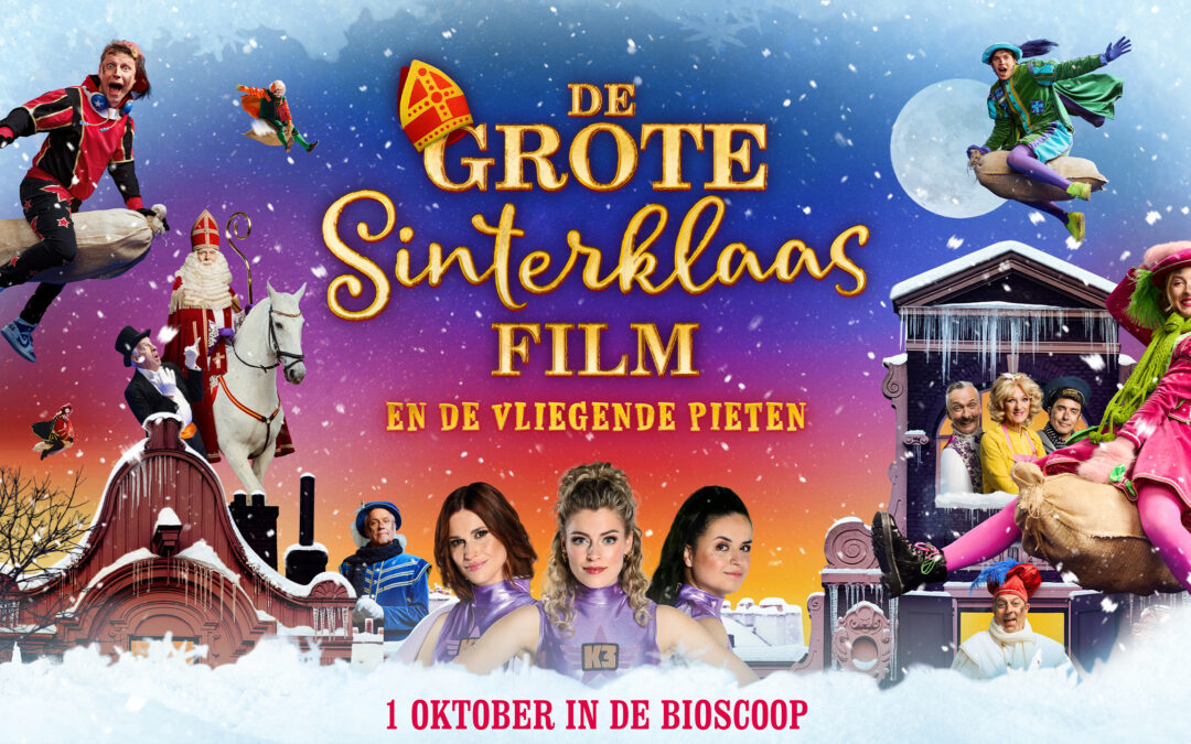 Jan Smit en K3 te zien in De Grote Sinterklaasfilm en de Vliegende Pieten