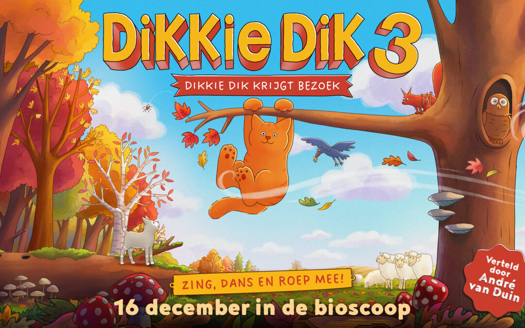 Dikkie Dik 3: Dikkie Dik krijgt bezoek vanaf 16 december in de bioscoop